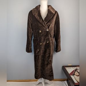Vintage brown velvety coat